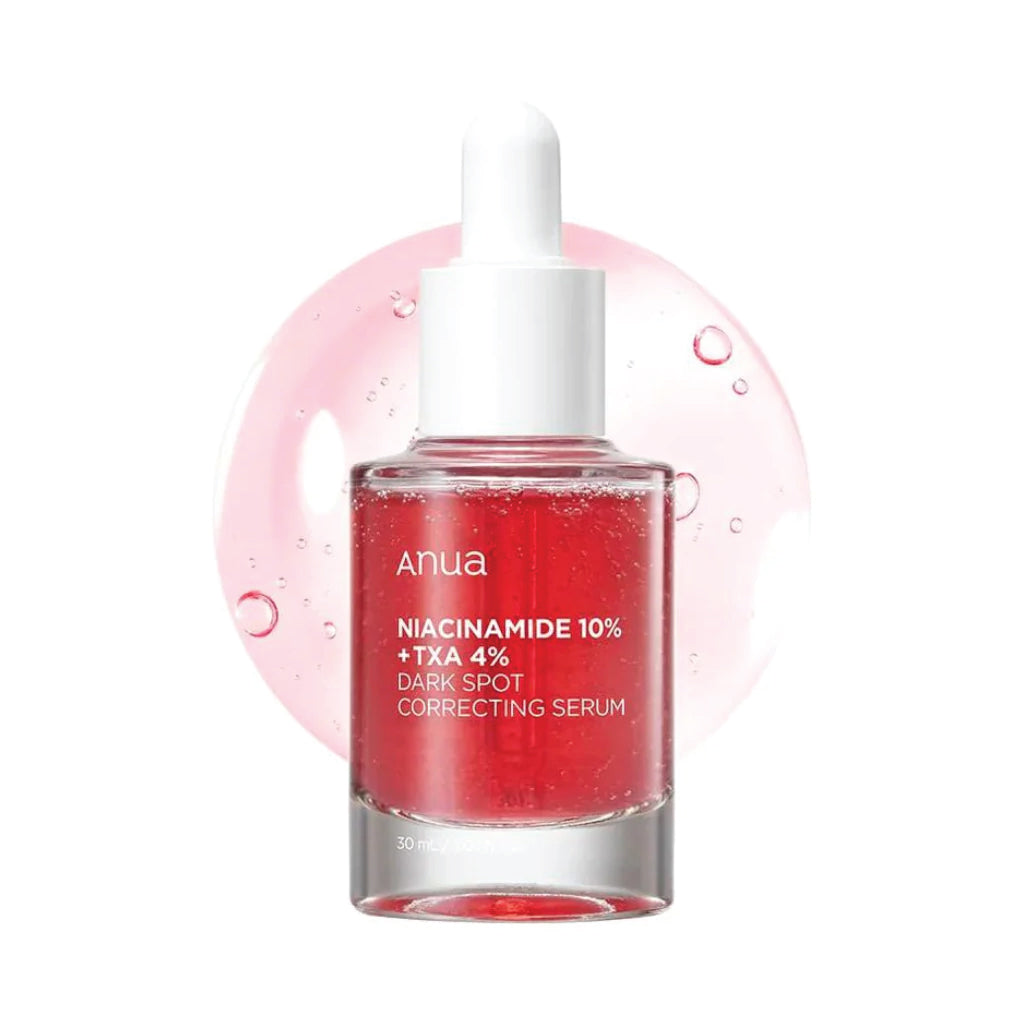 anua niacinamide red serum texture