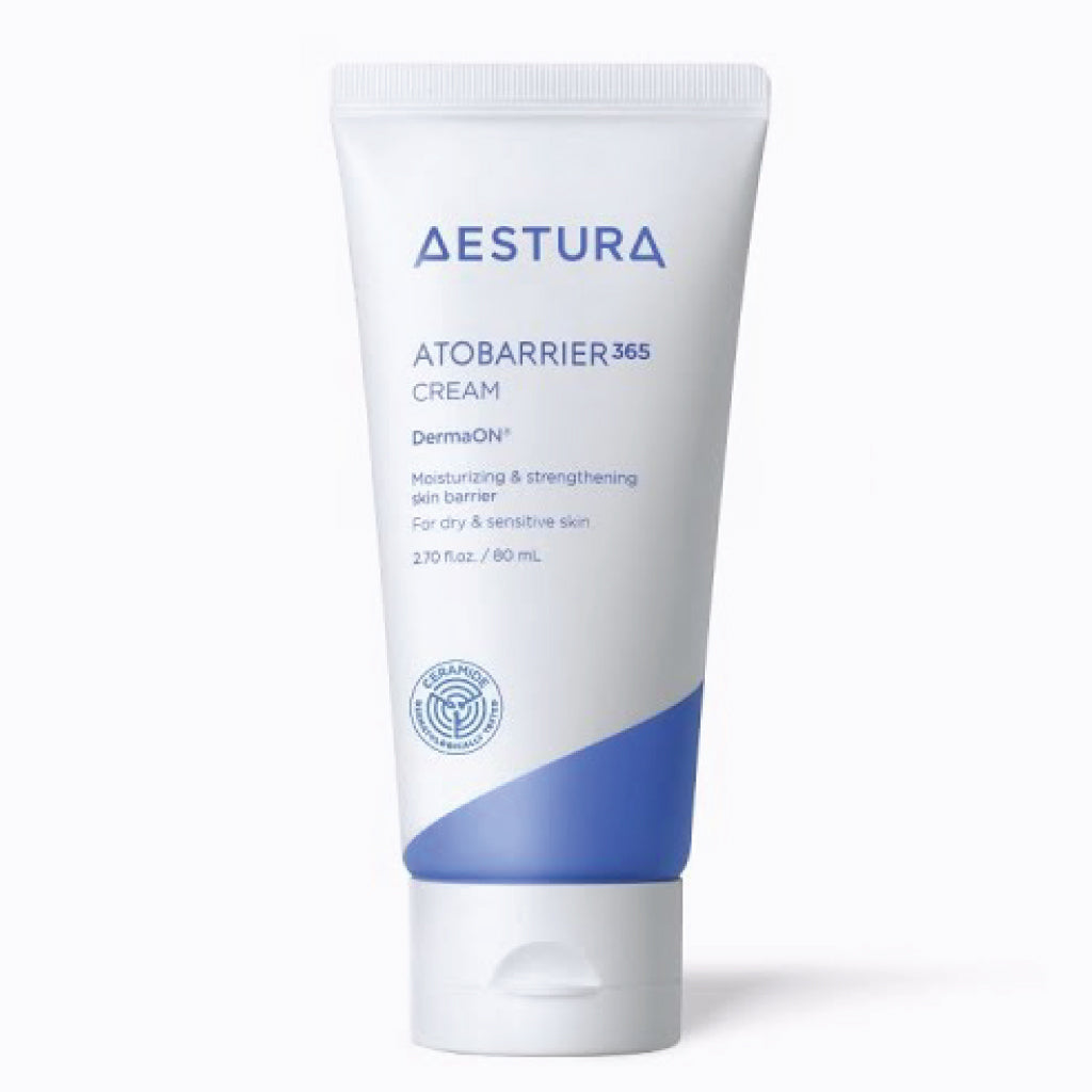 Aestura Atobarrier 365 Cream tube on a white background
