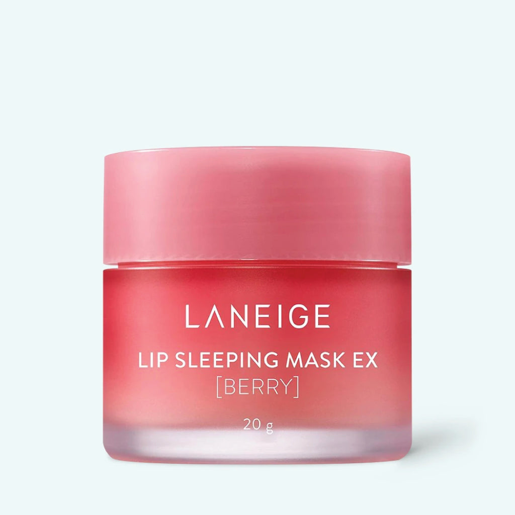 Laneige Lip Sleeping Mask EX Berry on a white background
