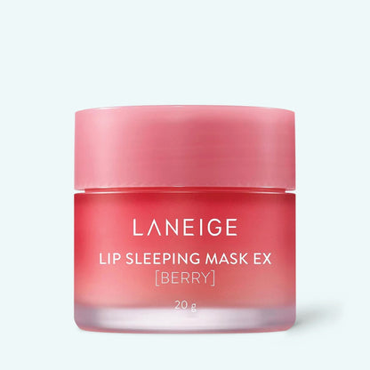 Laneige Lip Sleeping Mask EX Berry on a white background