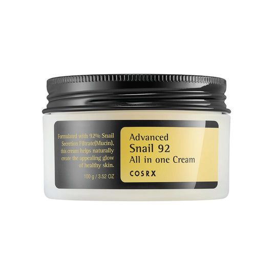 Cosrx Advanced Snail 92 All in one Cream jar on a white background