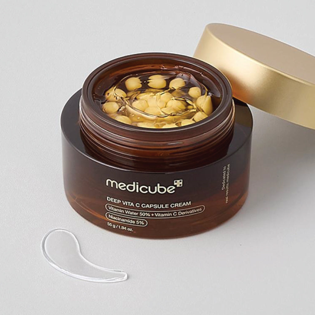 medicube deep vita c capsule cream texture